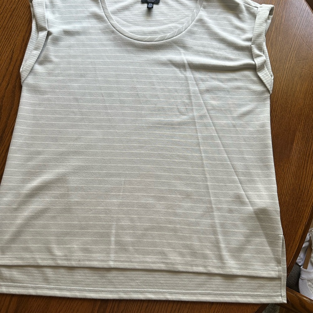 Women's Cream Striped Top
